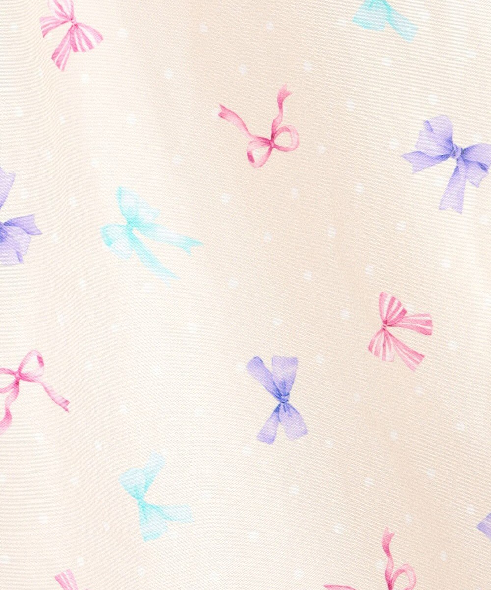 ANY KIDS 【フード取り外し/洗濯機可能】中綿フリル リボンコート 