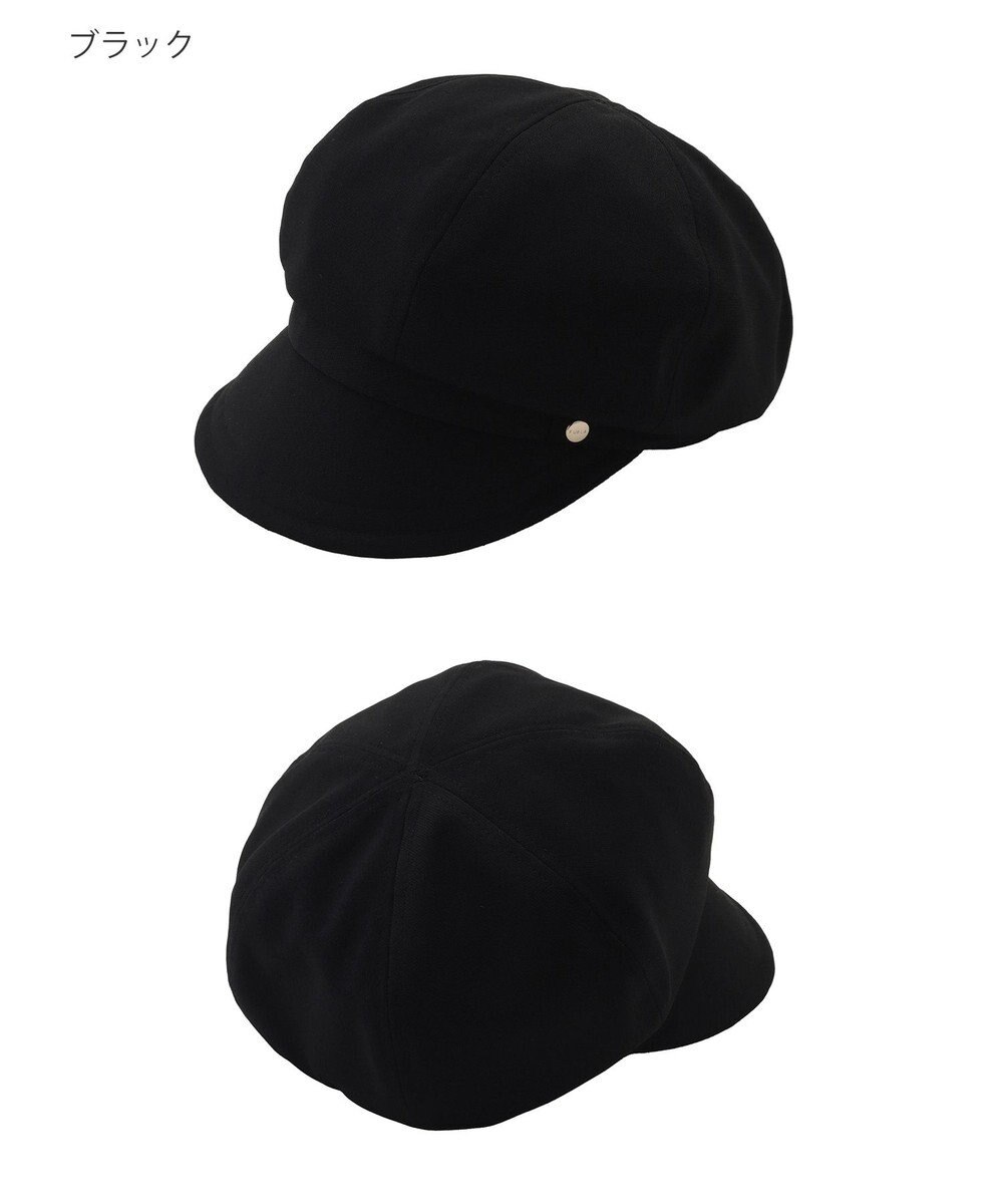 MOONBAT 【日本製/洗える/サイズ調整】フルラ (FURLA) ロゴチャーム付 キャスケット 