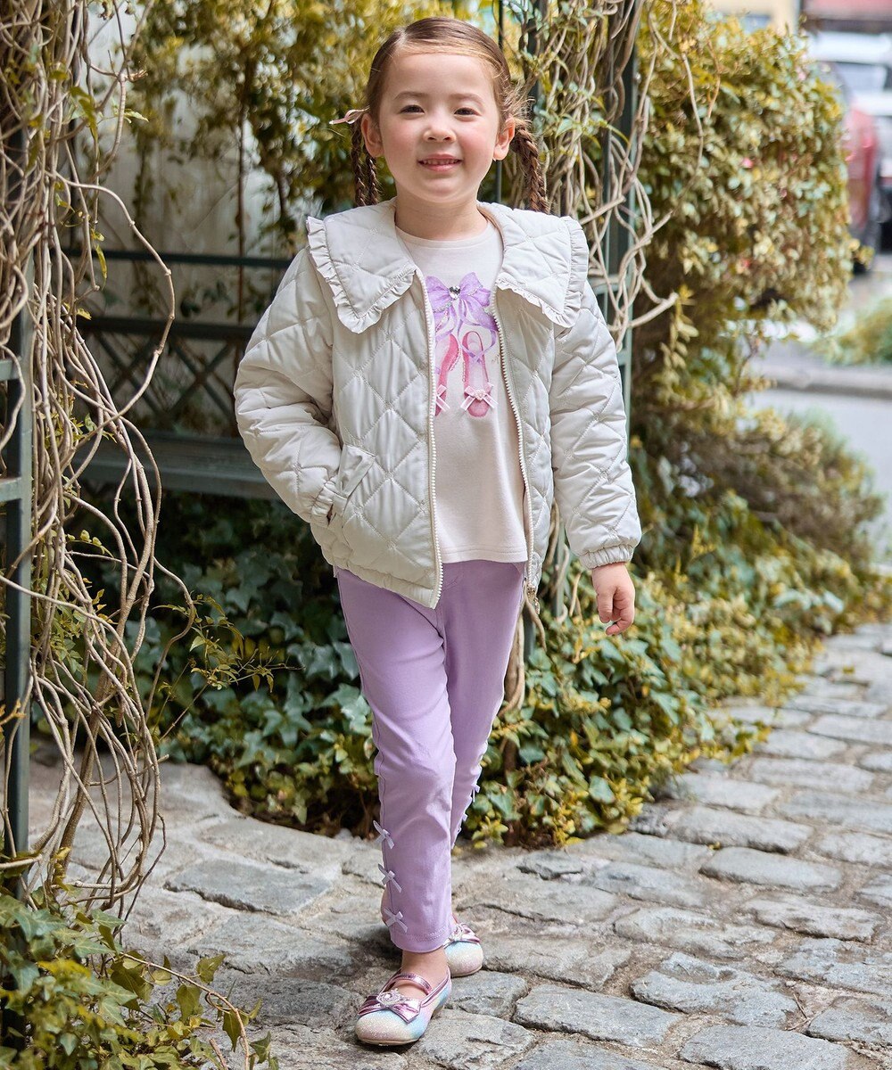 ANY KIDS ハートキルティングブルゾン 