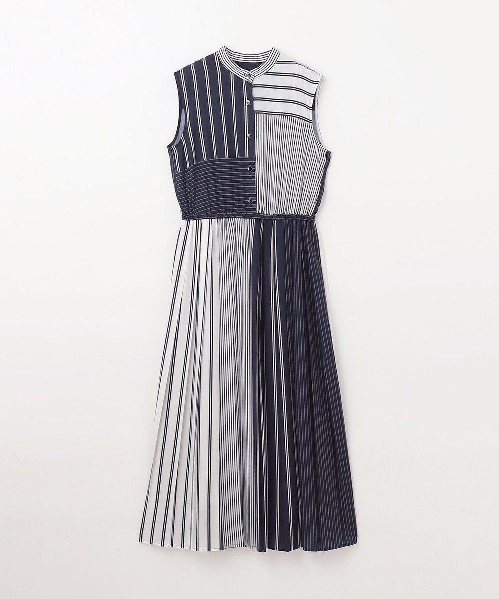 GRACE CONTINENTAL ストライププリントワンピース 
