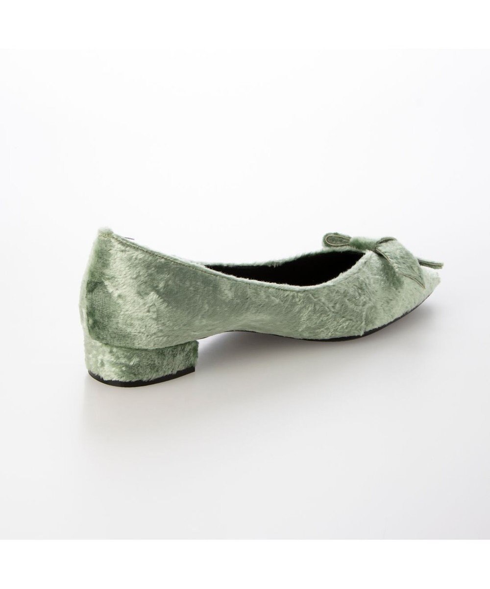 MODE ET JACOMO <carino>ベルベットリボンパンプス 