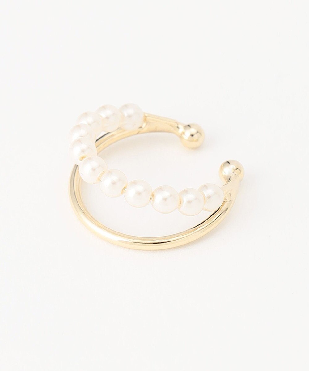 J.PRESS LADIES 【WEB限定】2way パール イヤカフ リング 