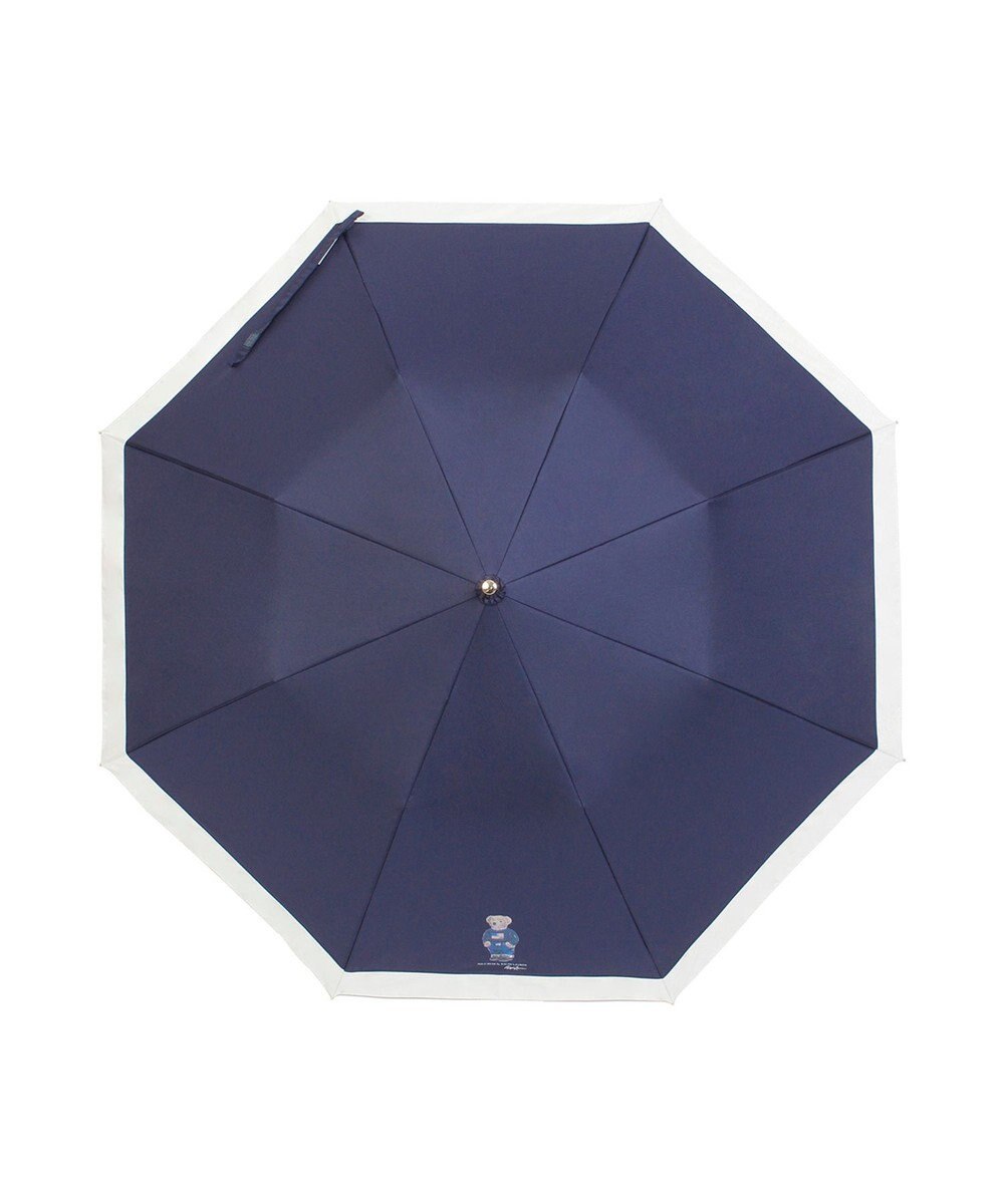 MOONBAT 【WEB限定/遮光率100%/遮熱/UV】POLO RALPH LAUREN（ポロ ラルフローレン）晴雨兼用日傘 ポロベア バイカラー 折りたたみ傘 楽折 