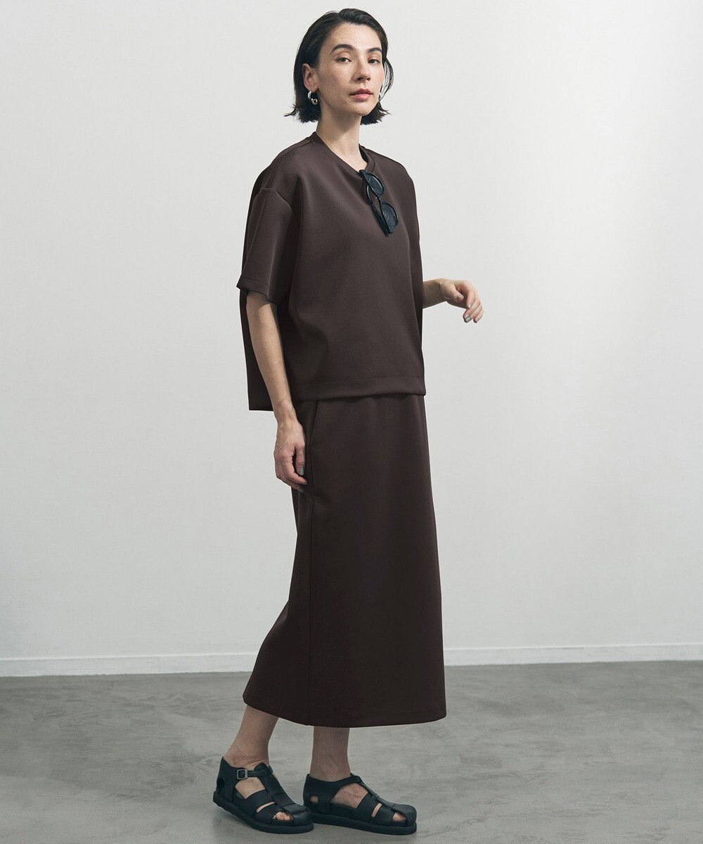 UNFILO BEAUTY FORM JERSEY light Iラインスカート 