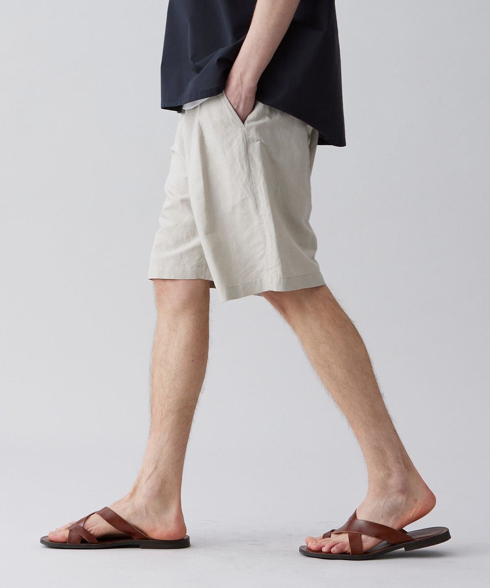 UNFILO MENS ライトリネン ショートパンツ [23年春夏商品] 