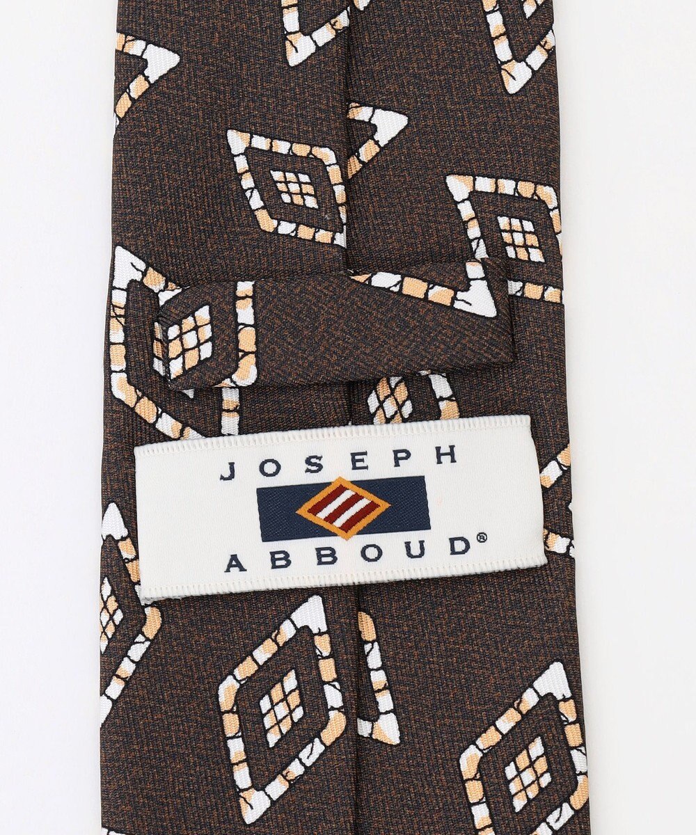 JOSEPH ABBOUD 【イタリア素材・日本縫製】ランダムスクエアプリント ネクタイ 