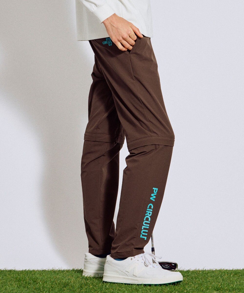 PW CIRCULUS 【ストレッチ素材】【MEN】2WAY デタッチャブルパンツ ゴルフ 