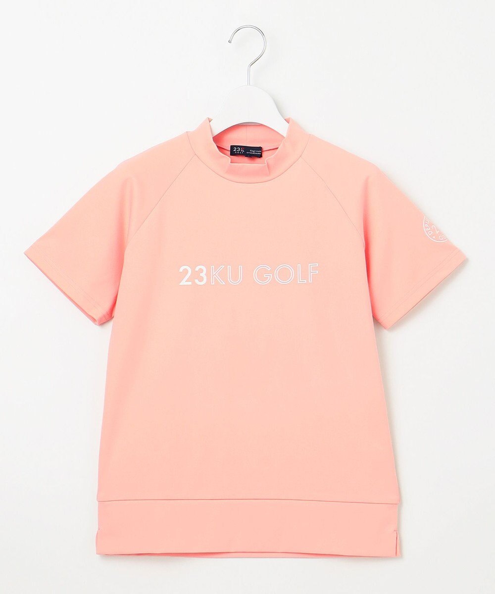 WOMEN】ロゴ 半袖モックネックシャツ / 23区GOLF | ファッション
