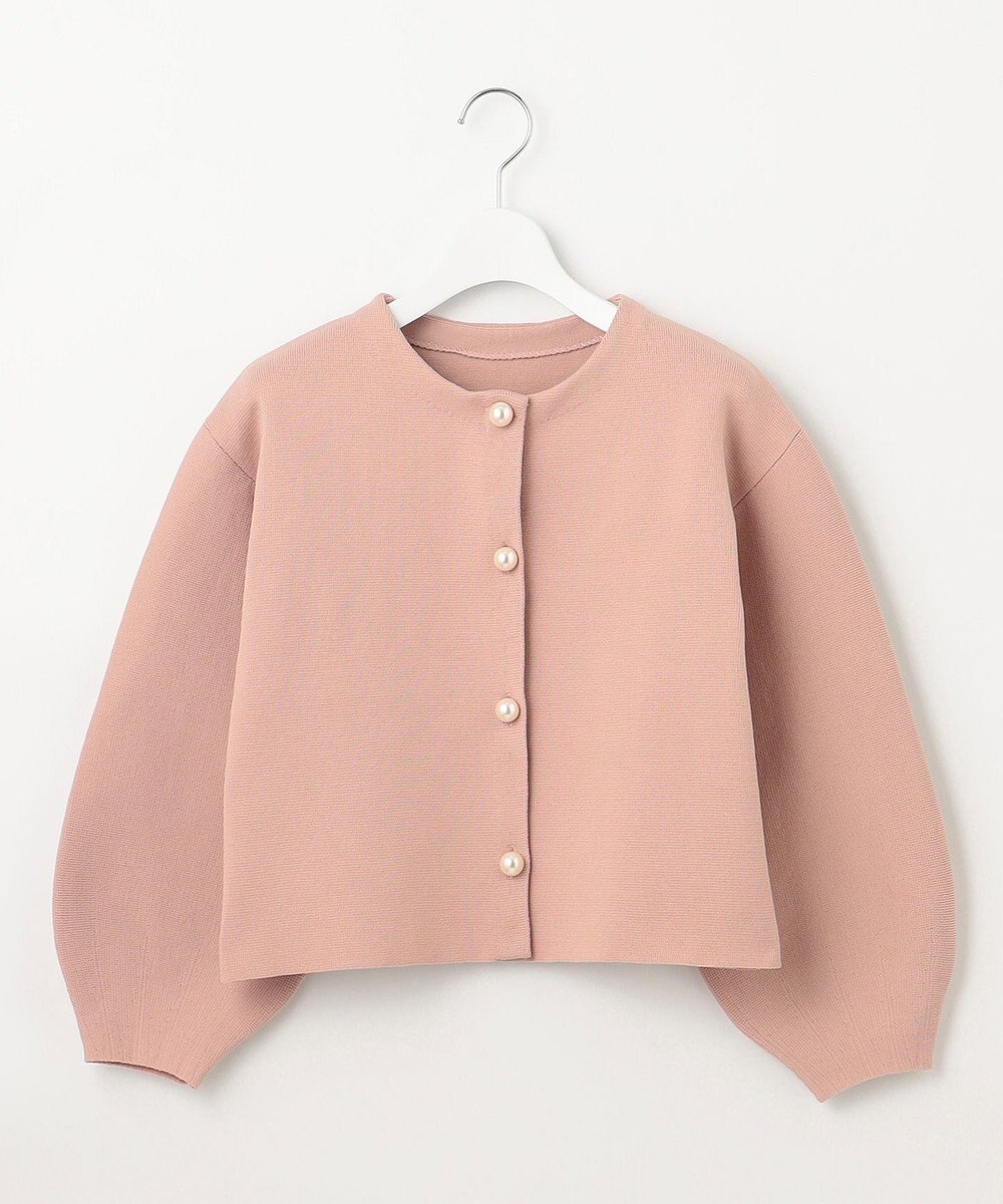 Feroux 【洗える】パールニットジャケット 