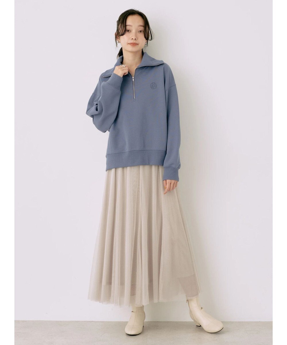 earth music&ecology ハーフＺＩＰスウェット 