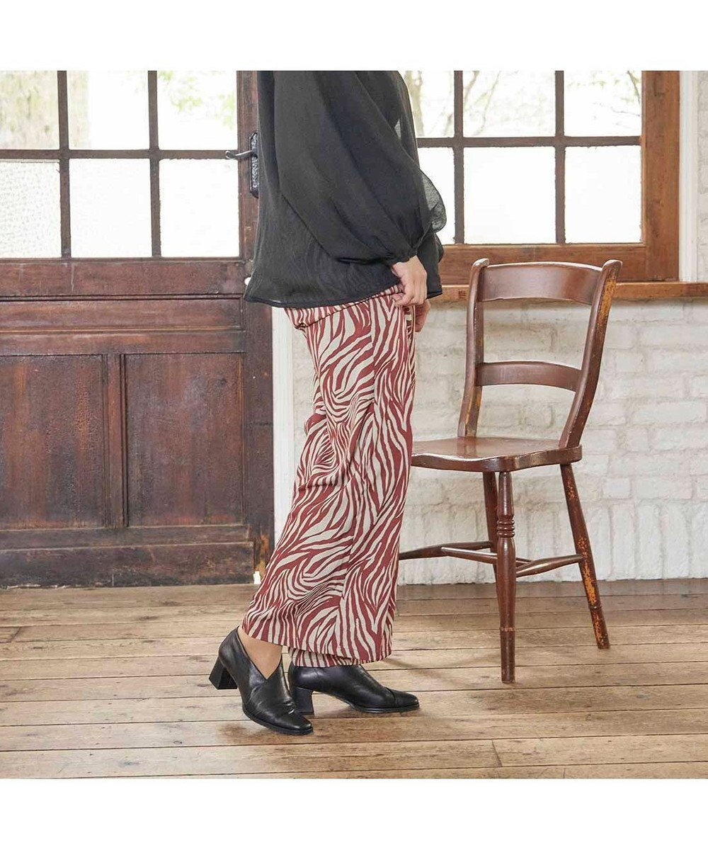 MODE ET JACOMO <D'ICI>チャンキーヒールブーティーパンプス 