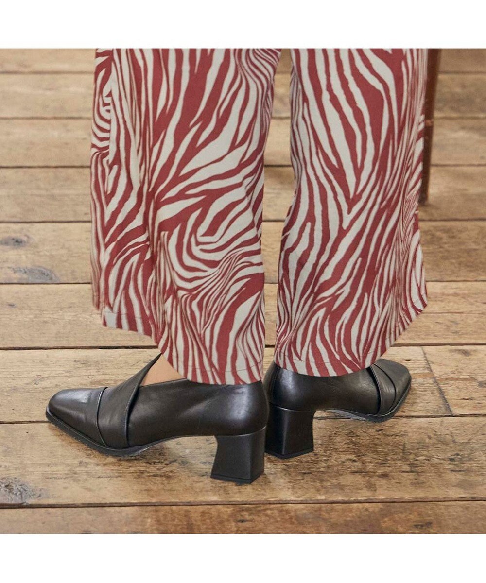 MODE ET JACOMO <D'ICI>チャンキーヒールブーティーパンプス 