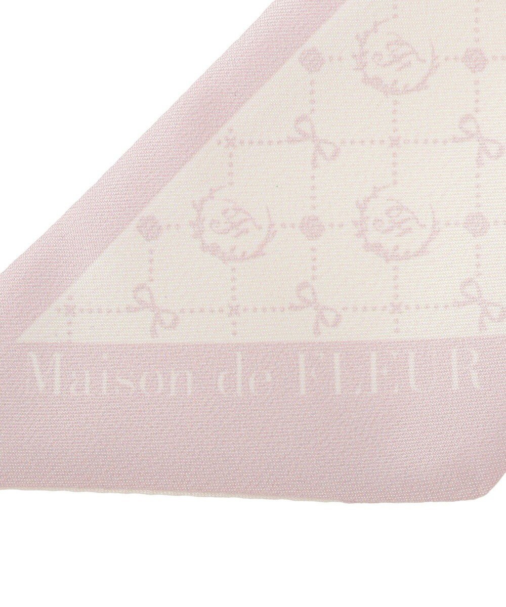 Maison de FLEUR モノグラム柄スカーフ 