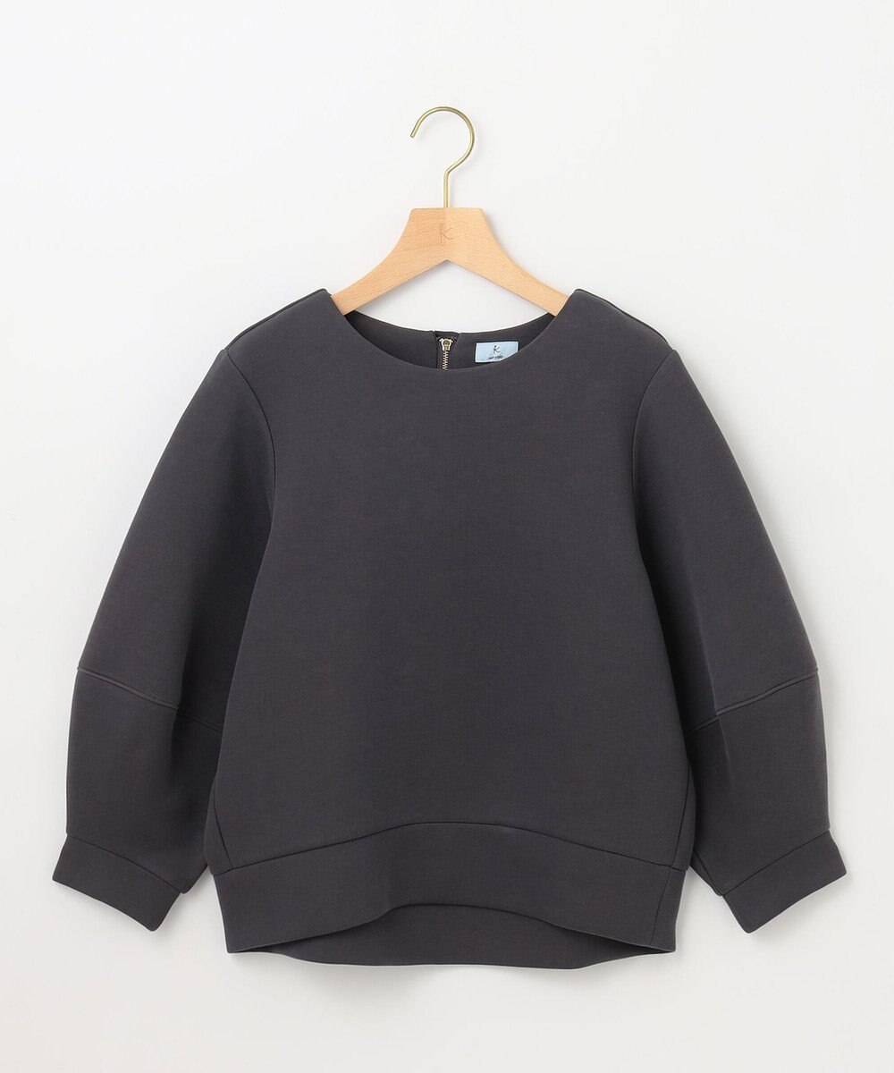 組曲 【WEB限定】パフスリーブ スウェットライクトップス 