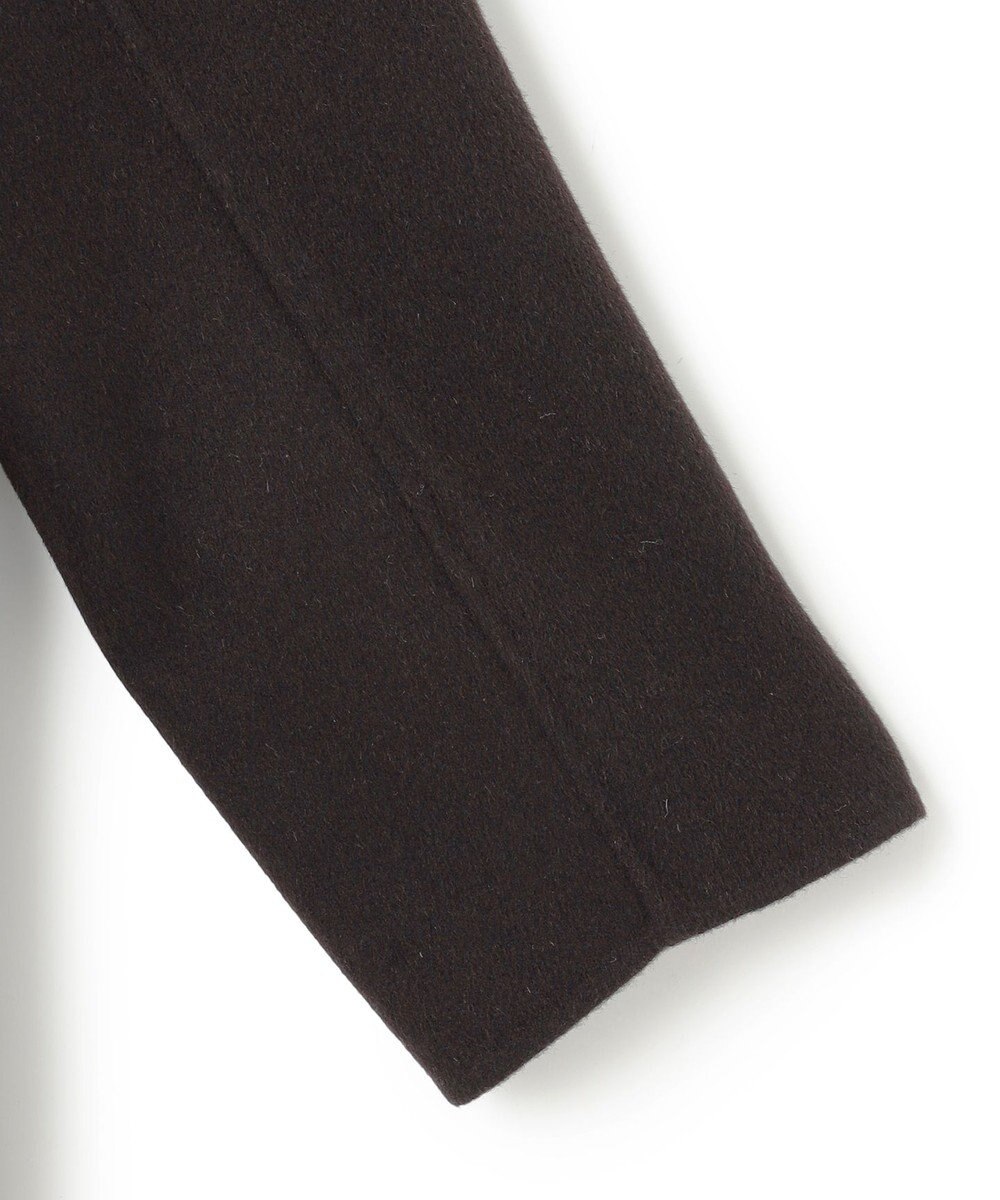 ICB ウールリバー ストール付きノーカラーコート 