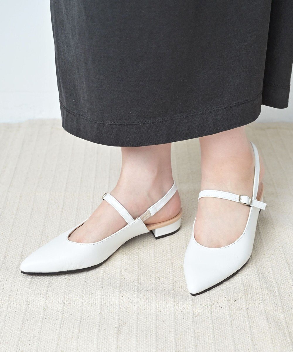 Pointer 日本製 本革ベルト付きミュール 