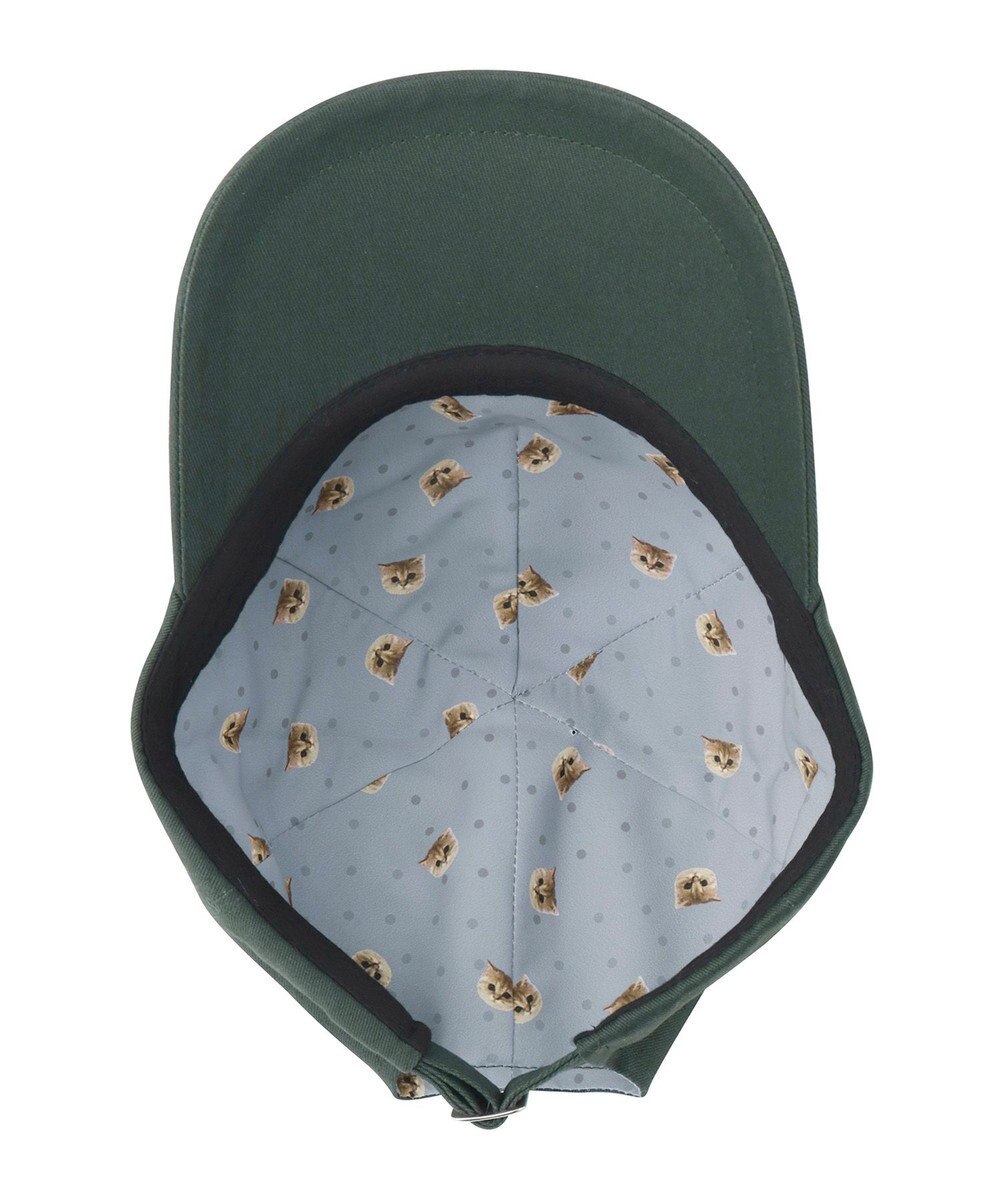 MOONBAT 【FUDGE掲載】ポール & ジョー (PAUL & JOE ACCESSOIRES) 猫 ヌネット刺繍 キャップ 