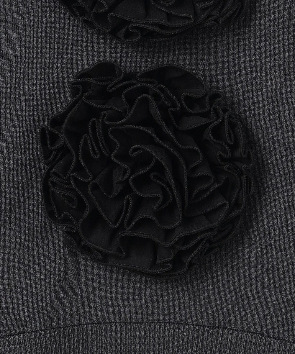 組曲 S 【組曲×setsuko sagittaire】ボンボンフラワー ニット 