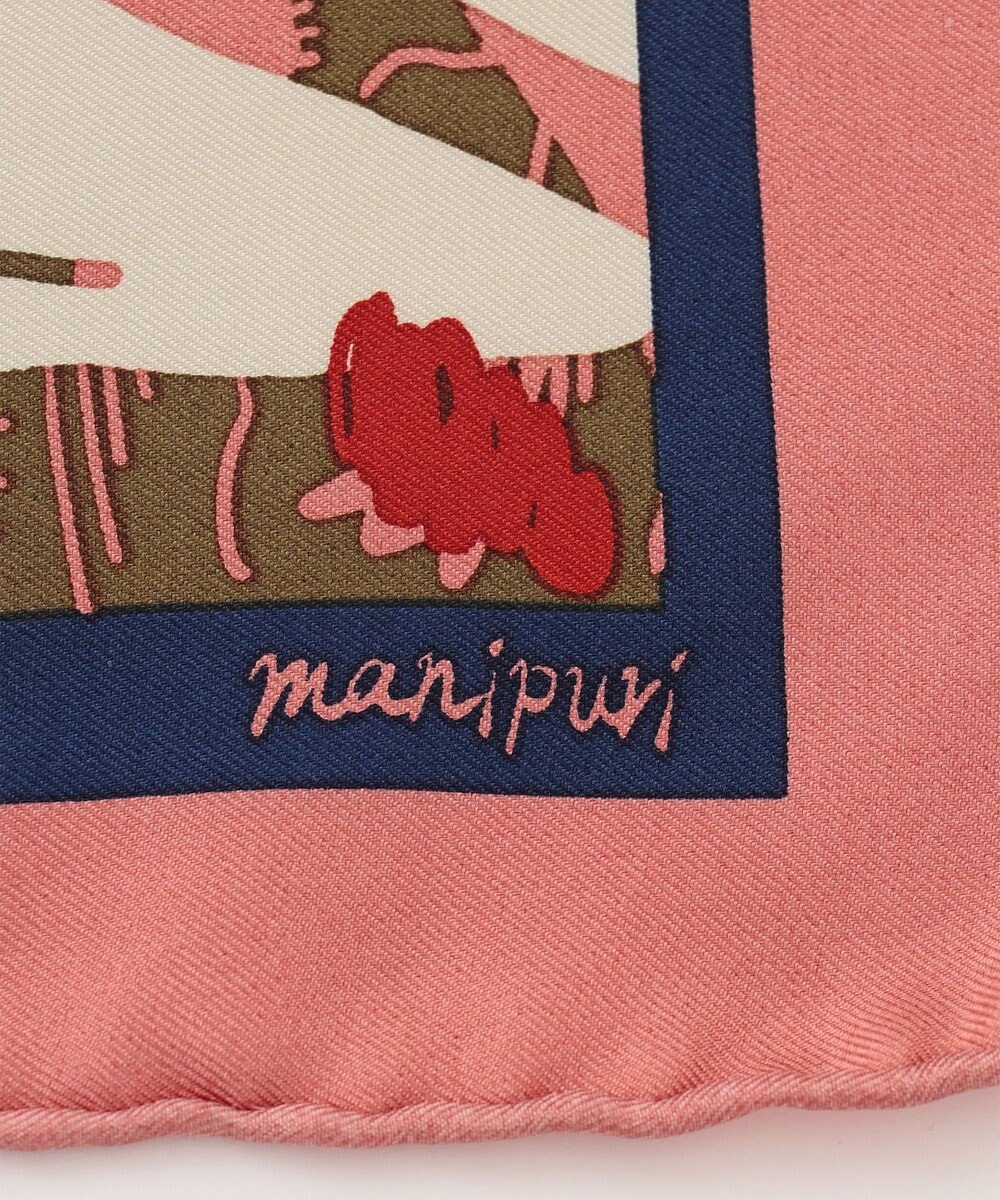23区 manipuri ボタニックガーデン柄 スカーフ 
