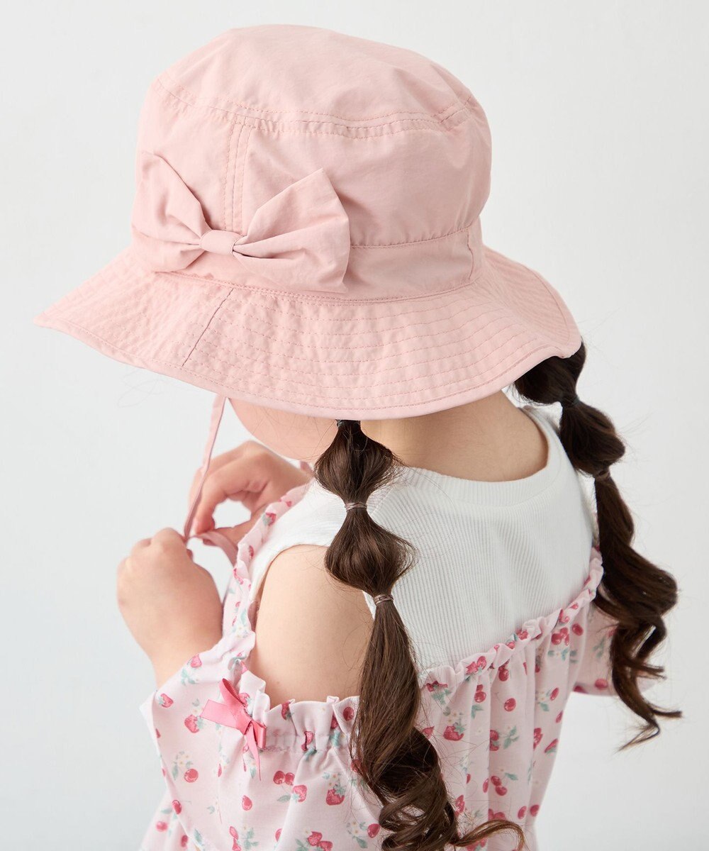 ANY KIDS 【UVカット/撥水/日よけ付き】バケットハット 