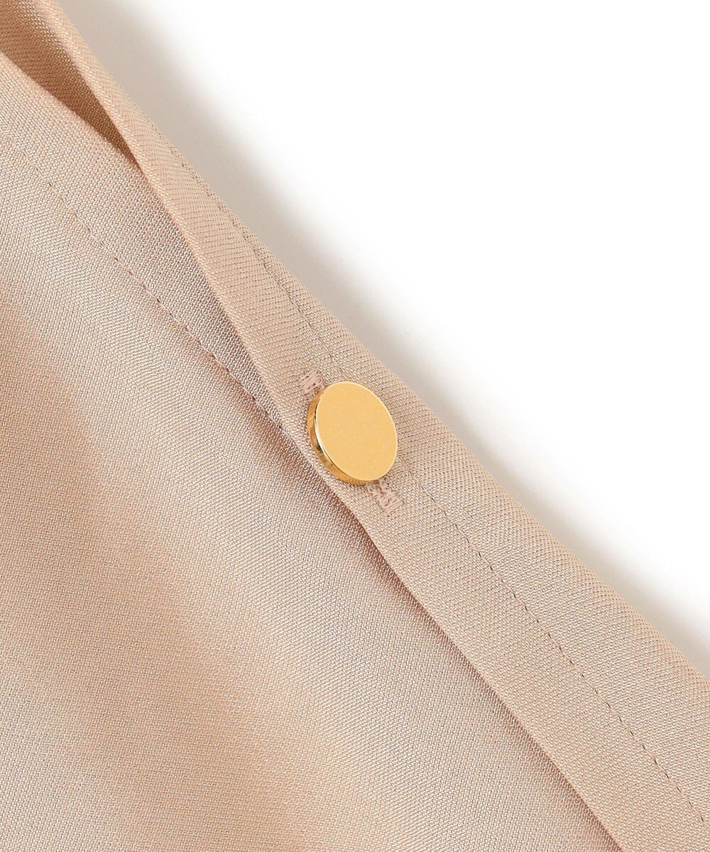 BEIGE， PERIDOT / 2WAYスリーブ ドレープブラウス 