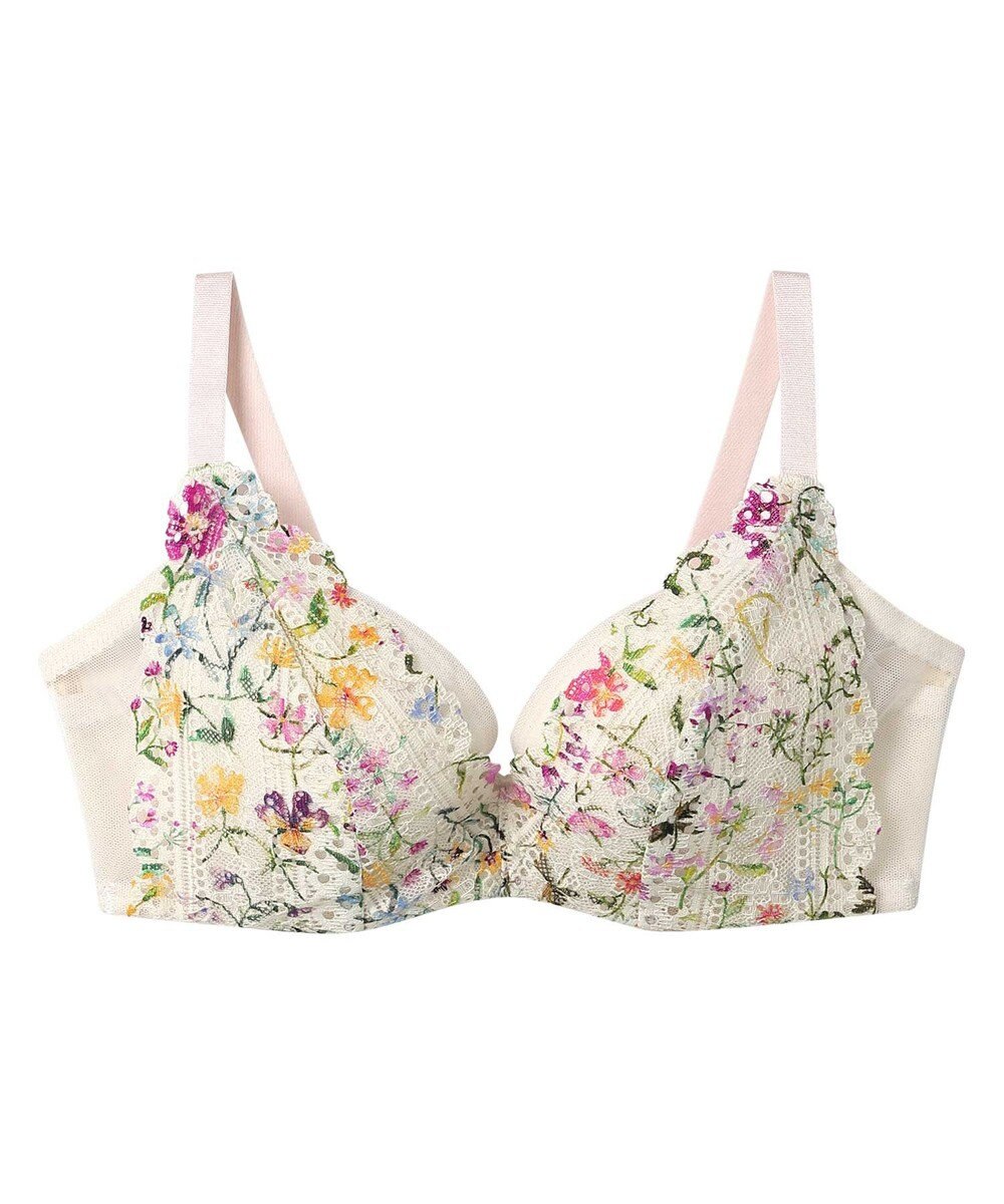 une nana cool MADE WITH LIBERTY FABRIC さあわたし レース 脇高ブラジャー 