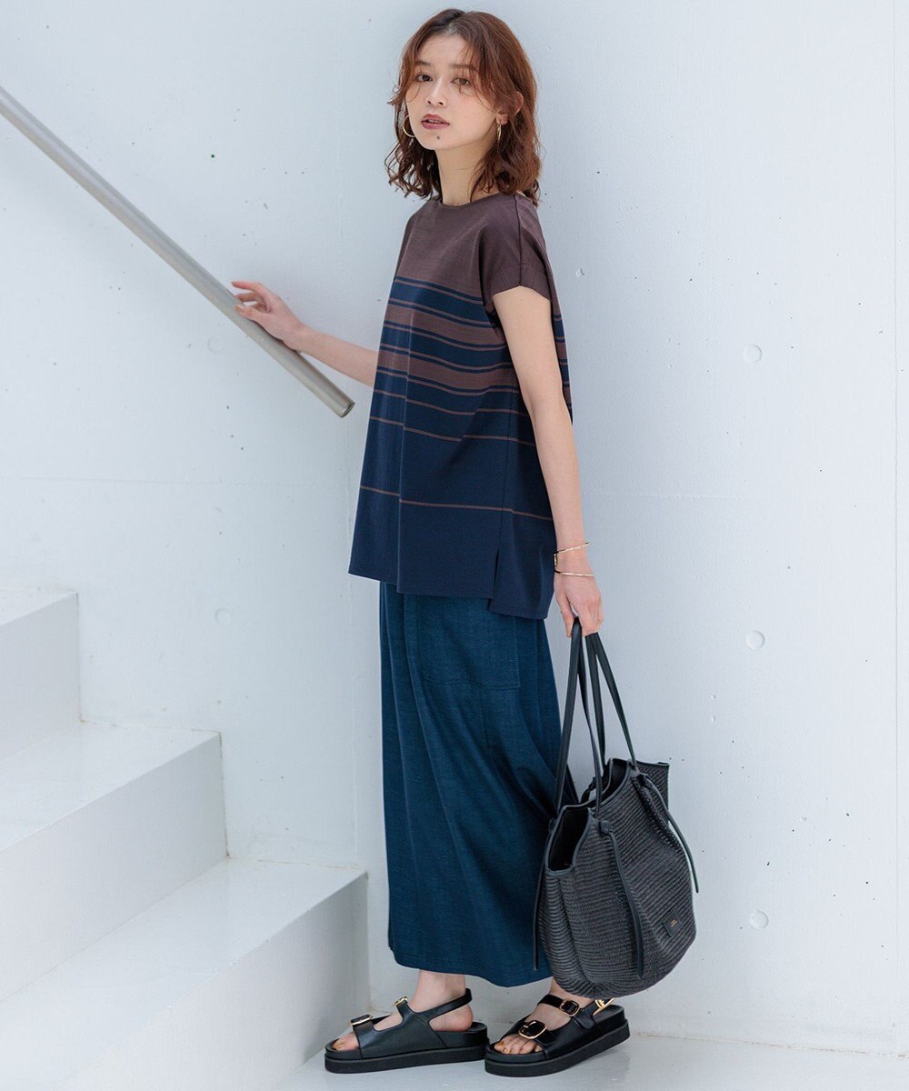 23区 【CLASSY.6月号掲載】雑材ミドル トートバッグ 