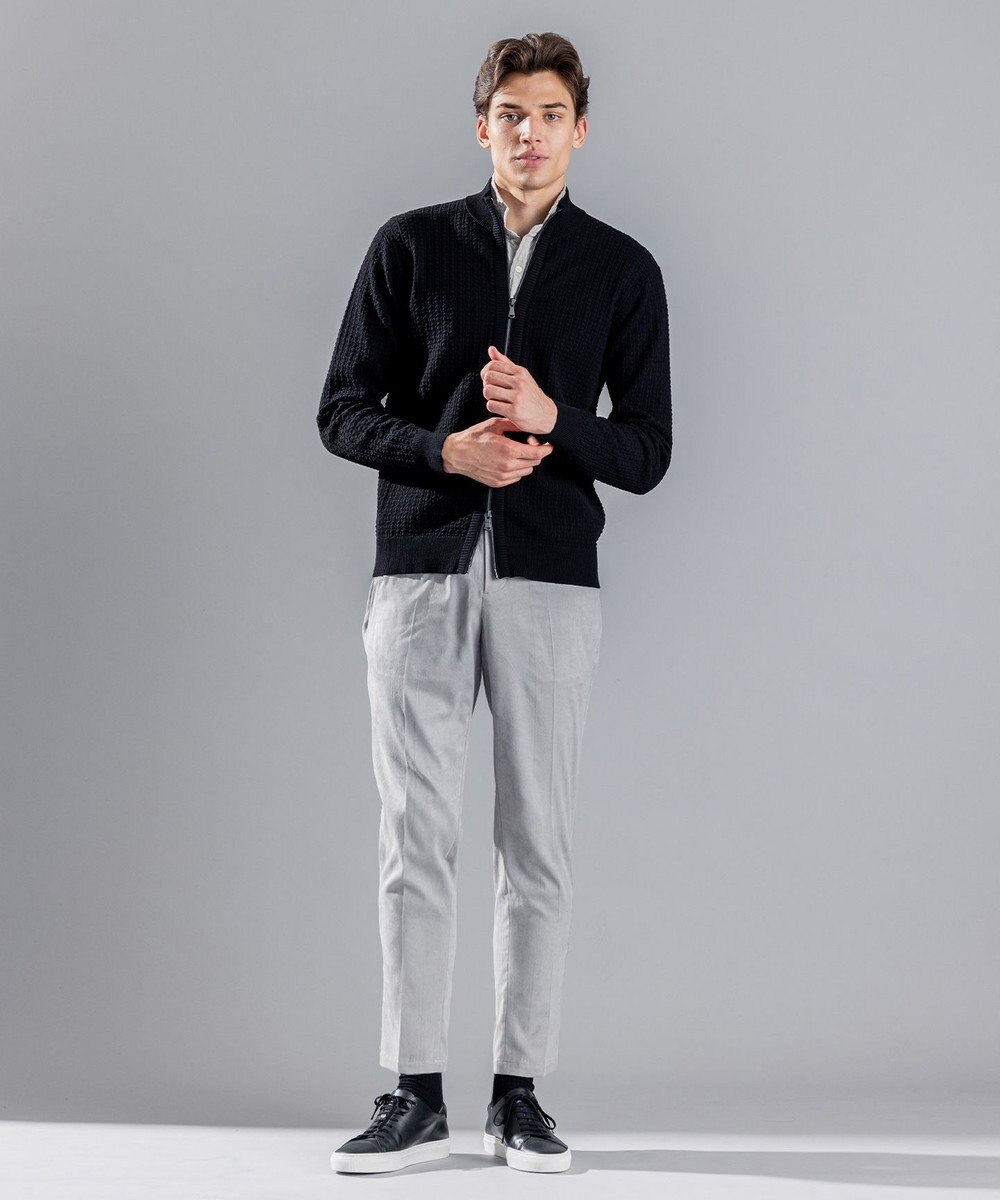 JOSEPH HOMME トリックジャガード　ウイングカラーシャツ 