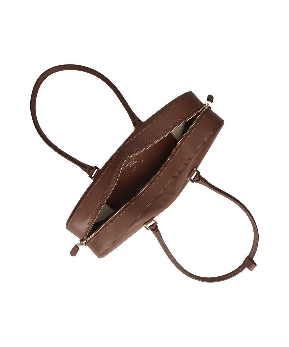 INTER-CHAUSSURES 【CHRISTIAN VILLA】レザーワイドミディアムショルダーバッグ 