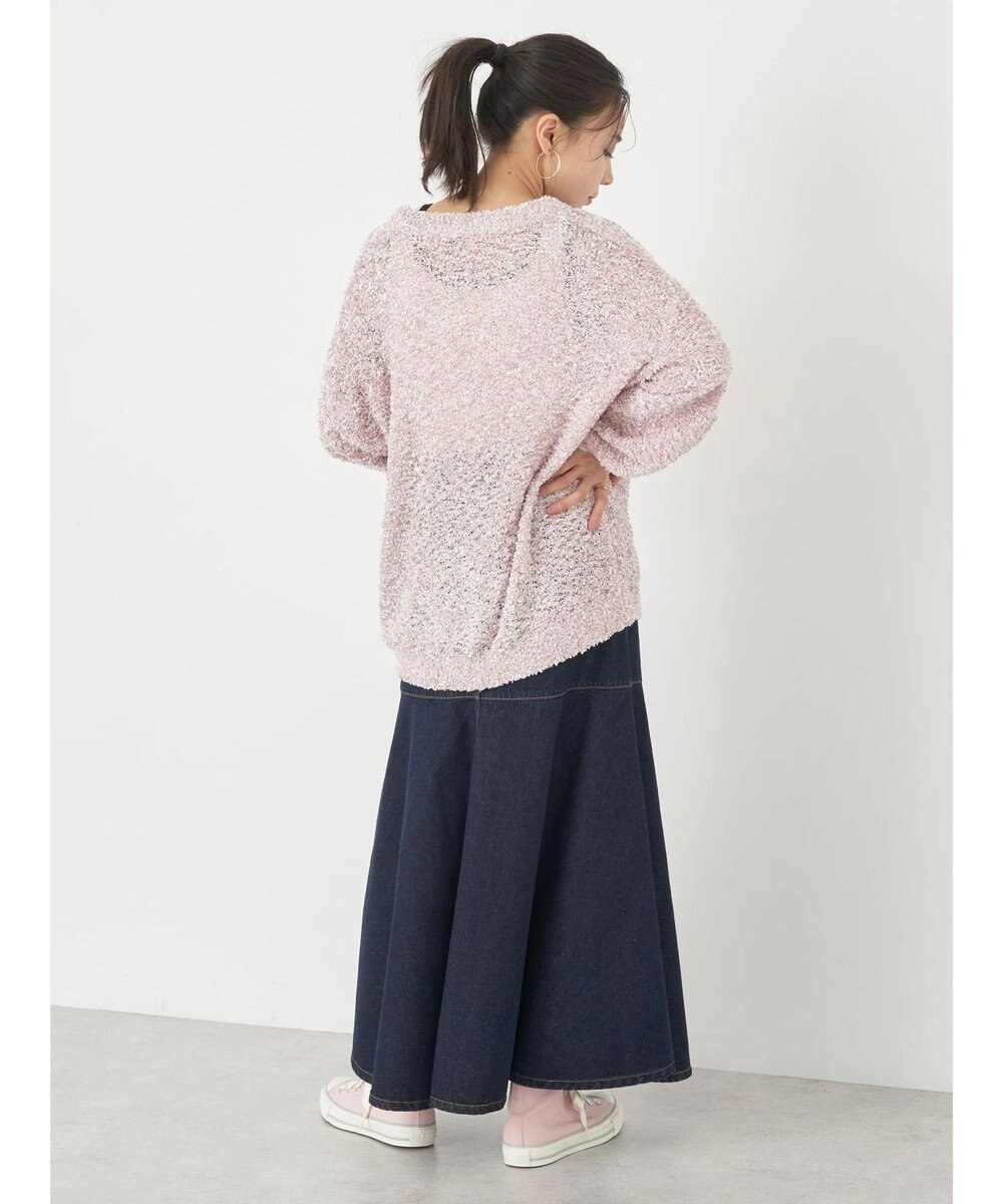 earth music&ecology ペプラムマーメイドデニムスカート 