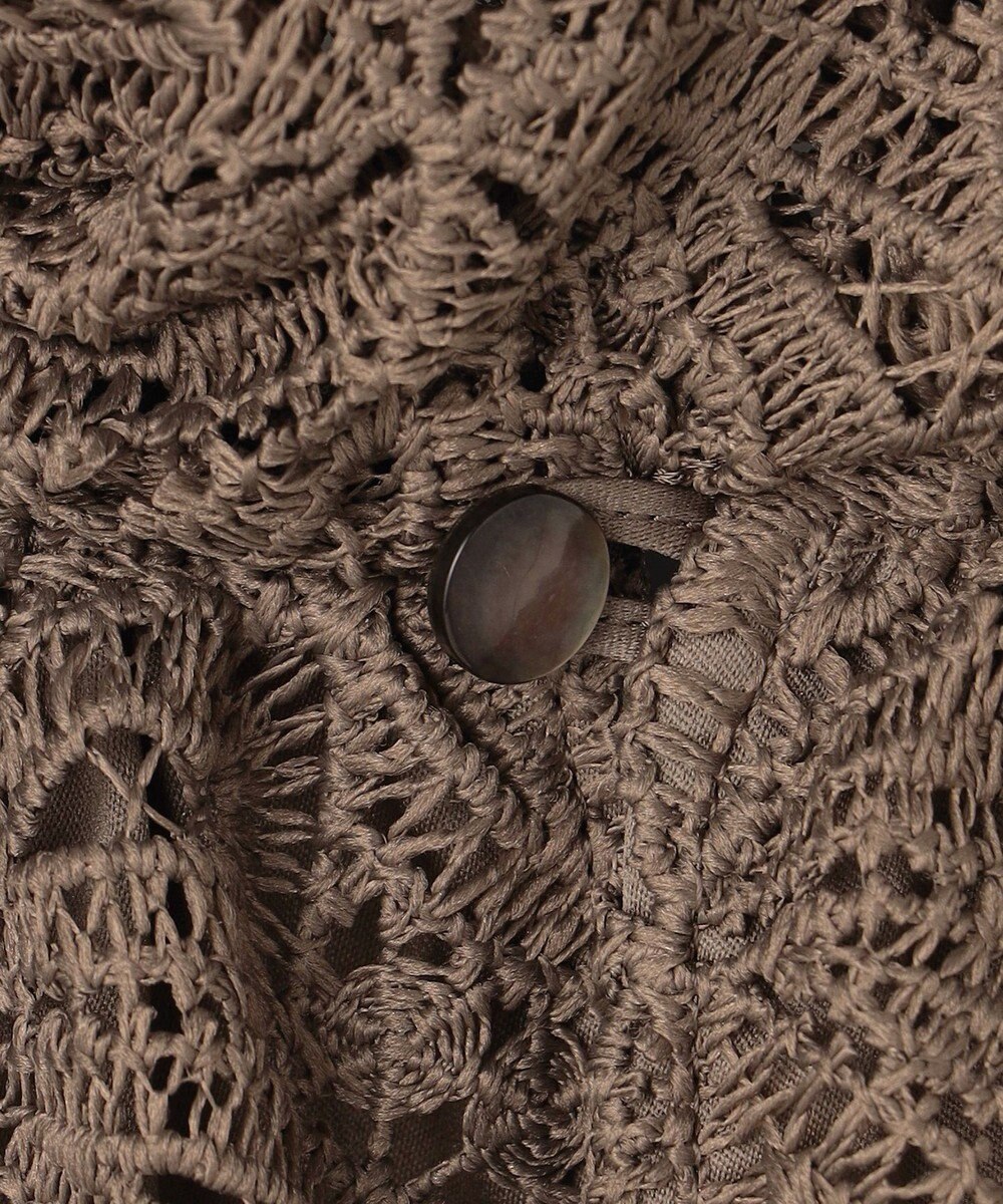 23区 S 【APPLAUDIR】Brocheリボンブーケレース ブラウス 