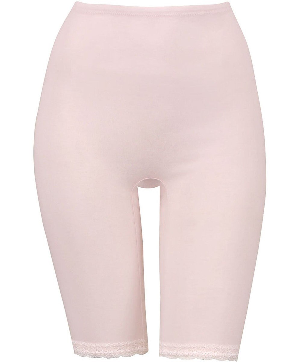 Wing インナーボトム 綿100％(身生地部) 接触冷感 さらっと快適 【綿100% シャリ感タイプ】 ひざ上丈 3Lまで対応 大きいサイズ 春 夏 ER6462 ウイング／ワコール 