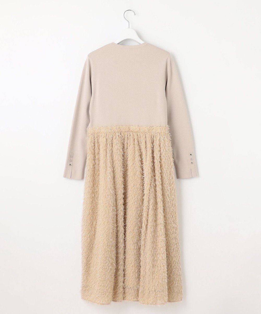 23区 【滝沢眞規子さん着用/一部店舗限定/洗える】ニットコンビジャカード ワンピース 