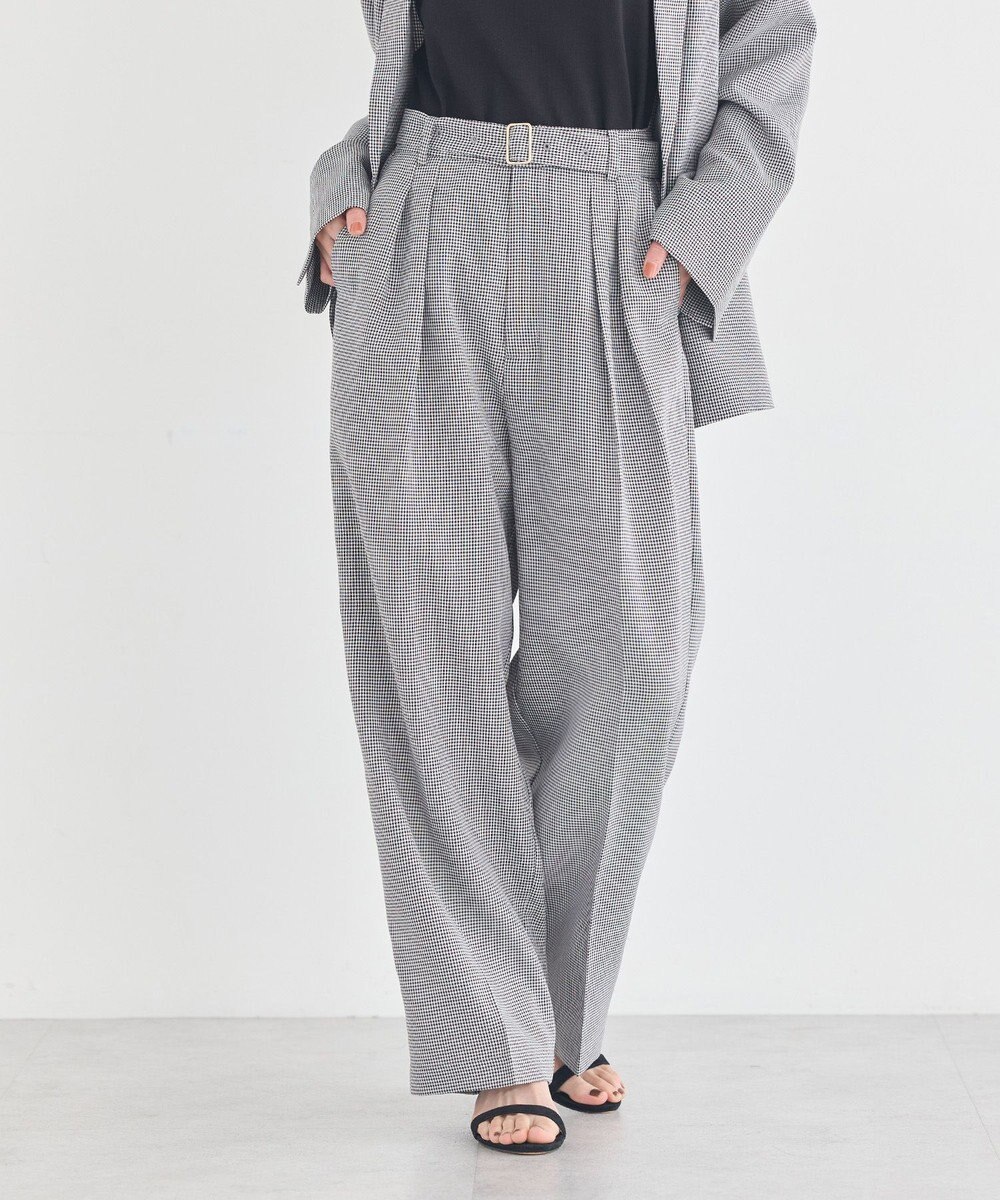 earth music&ecology 【予約】アソートツータックベルトパンツ 