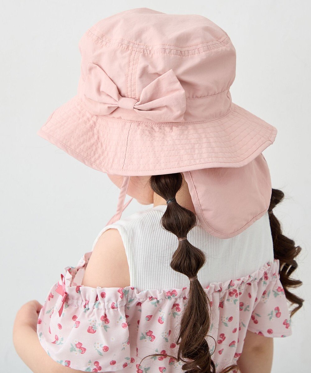 ANY KIDS 【UVカット/撥水/日よけ付き】バケットハット 