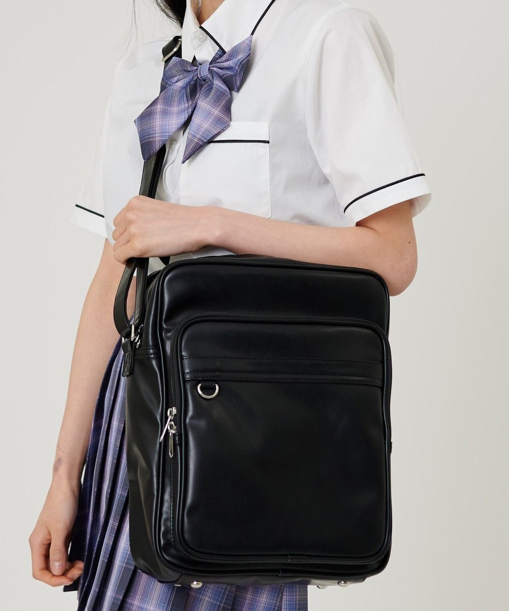 WEGO 【SCHOOLITEM】PUスクールショルダーバッグ 