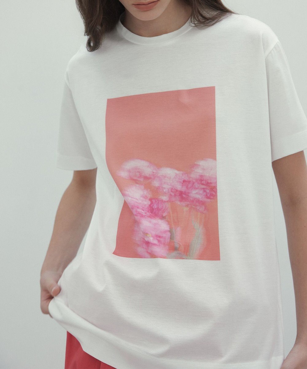 BEIGE， 【洗える・クロワッサン 掲載】PENTAS / オリジナルフォトプリントＴシャツ 