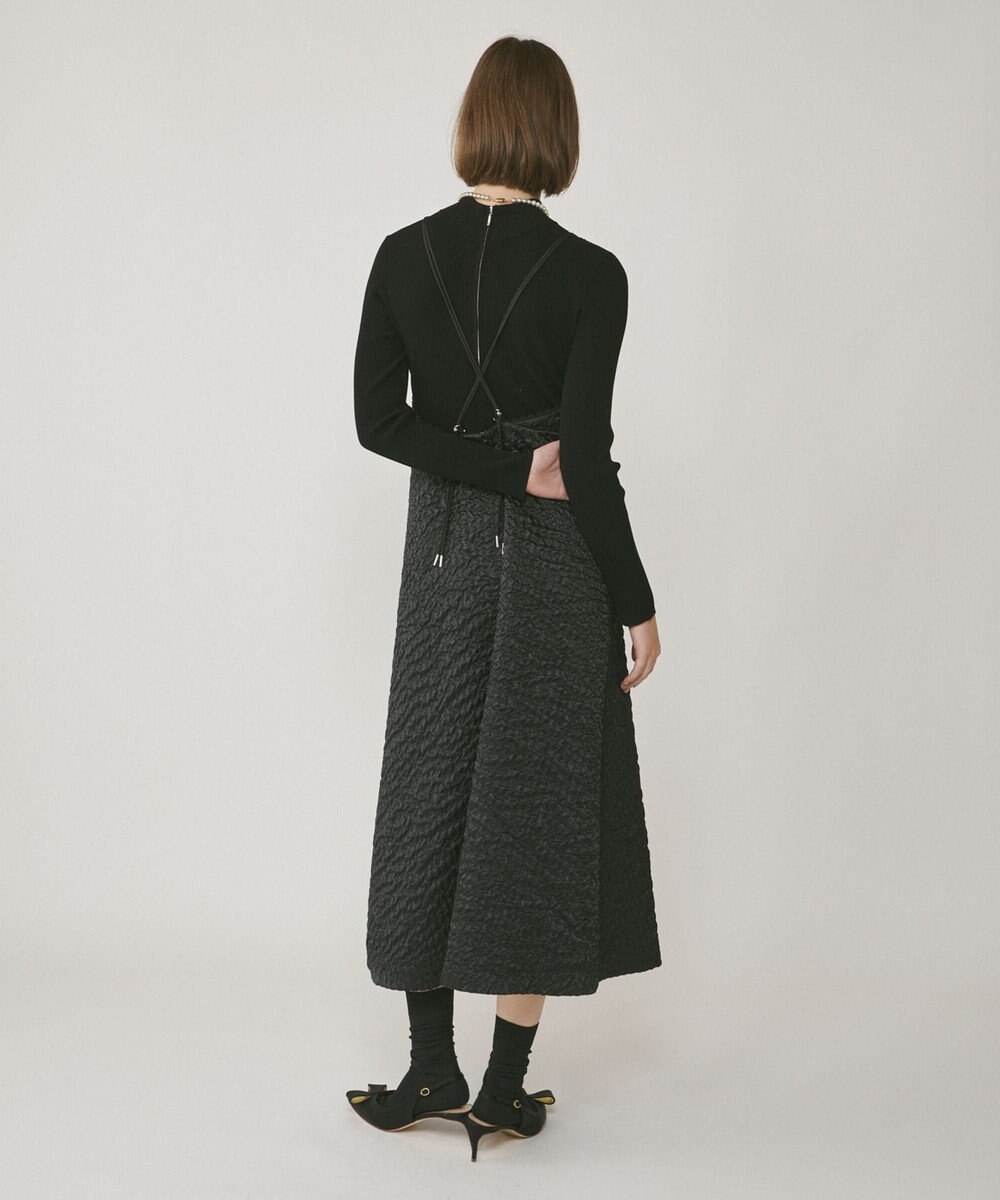 GRACE CONTINENTAL エンボスキャミワンピース 