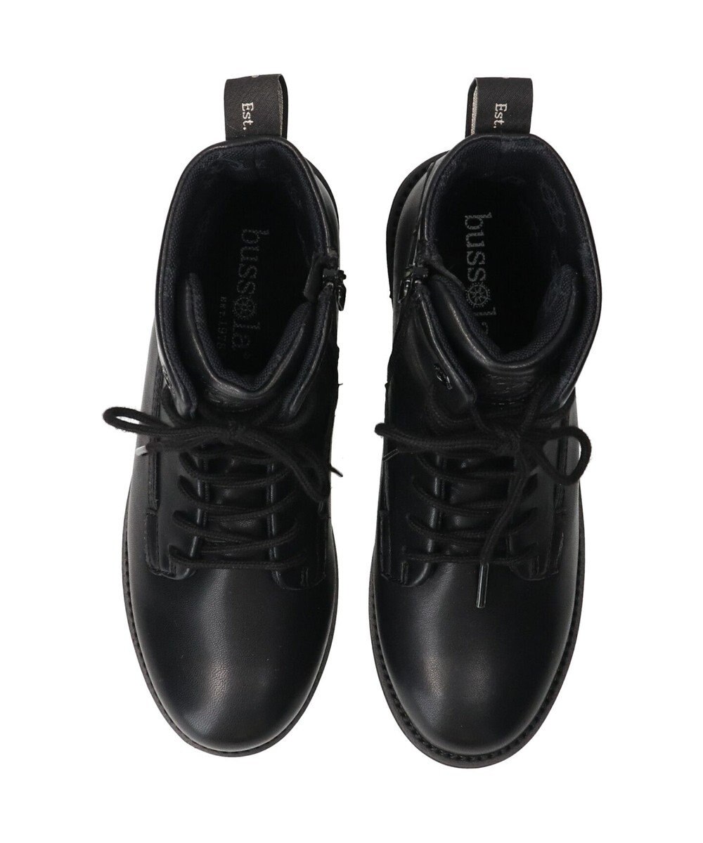 INTER-CHAUSSURES 【BUSSOLA】撥水厚底レースアップショートブーツ 