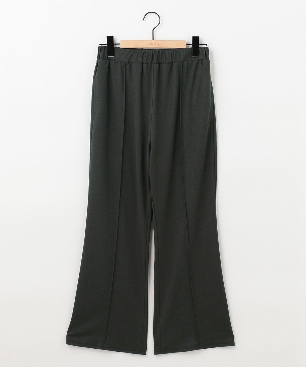 SHARE PARK LADIES 【洗える】ナチュラルワッシャー　セミフレアパンツ 