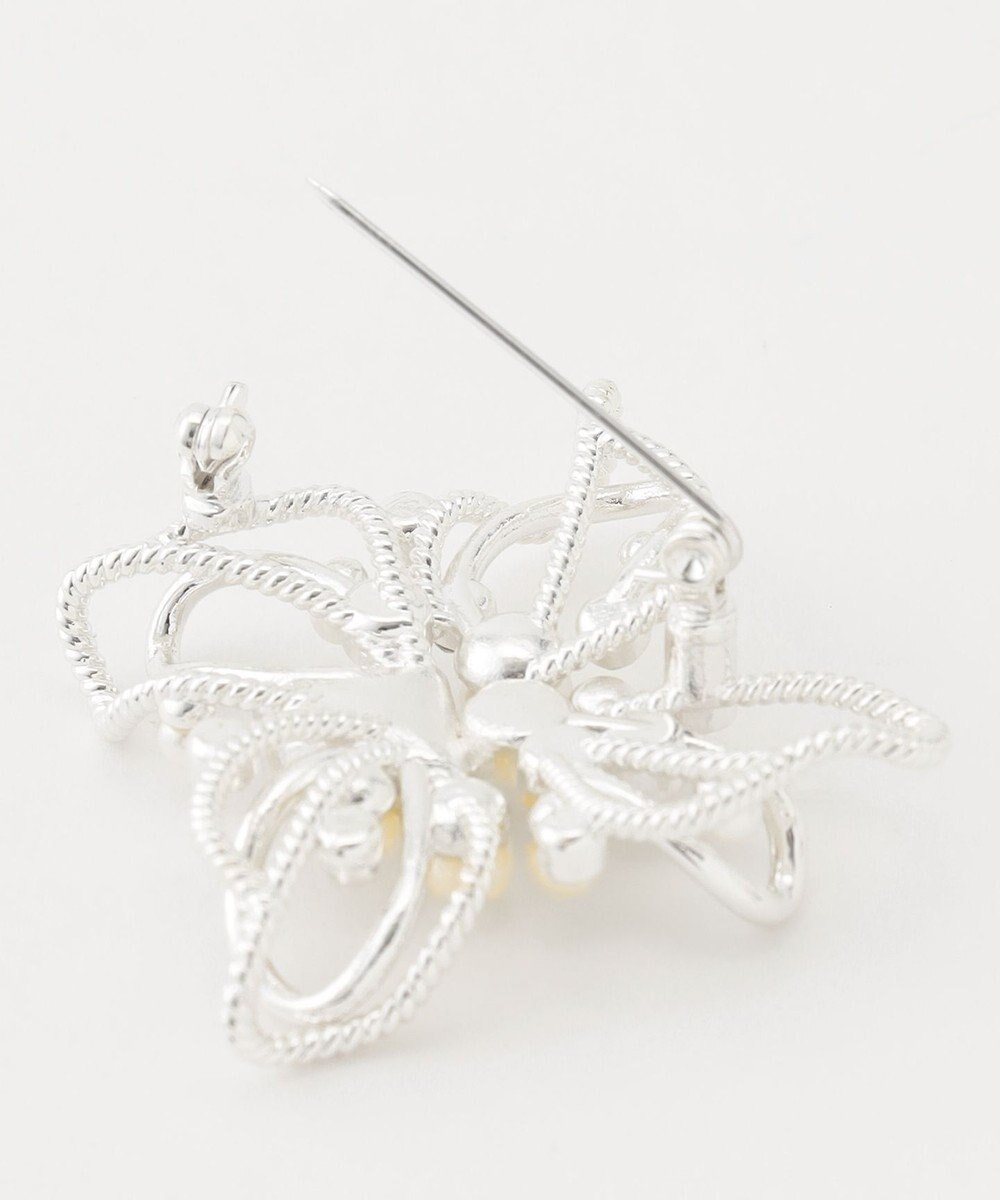 ANY SIS フルールビジュー調 ブローチ 