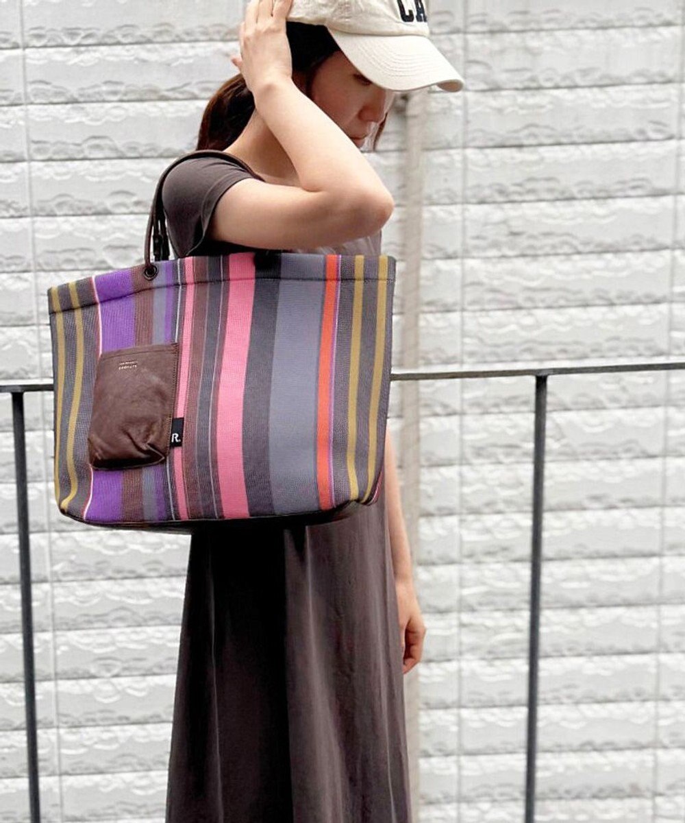 ROOTOTE 1165【手洗い可能】SC.ミディアム.ウエッファ.ストライプ-A 