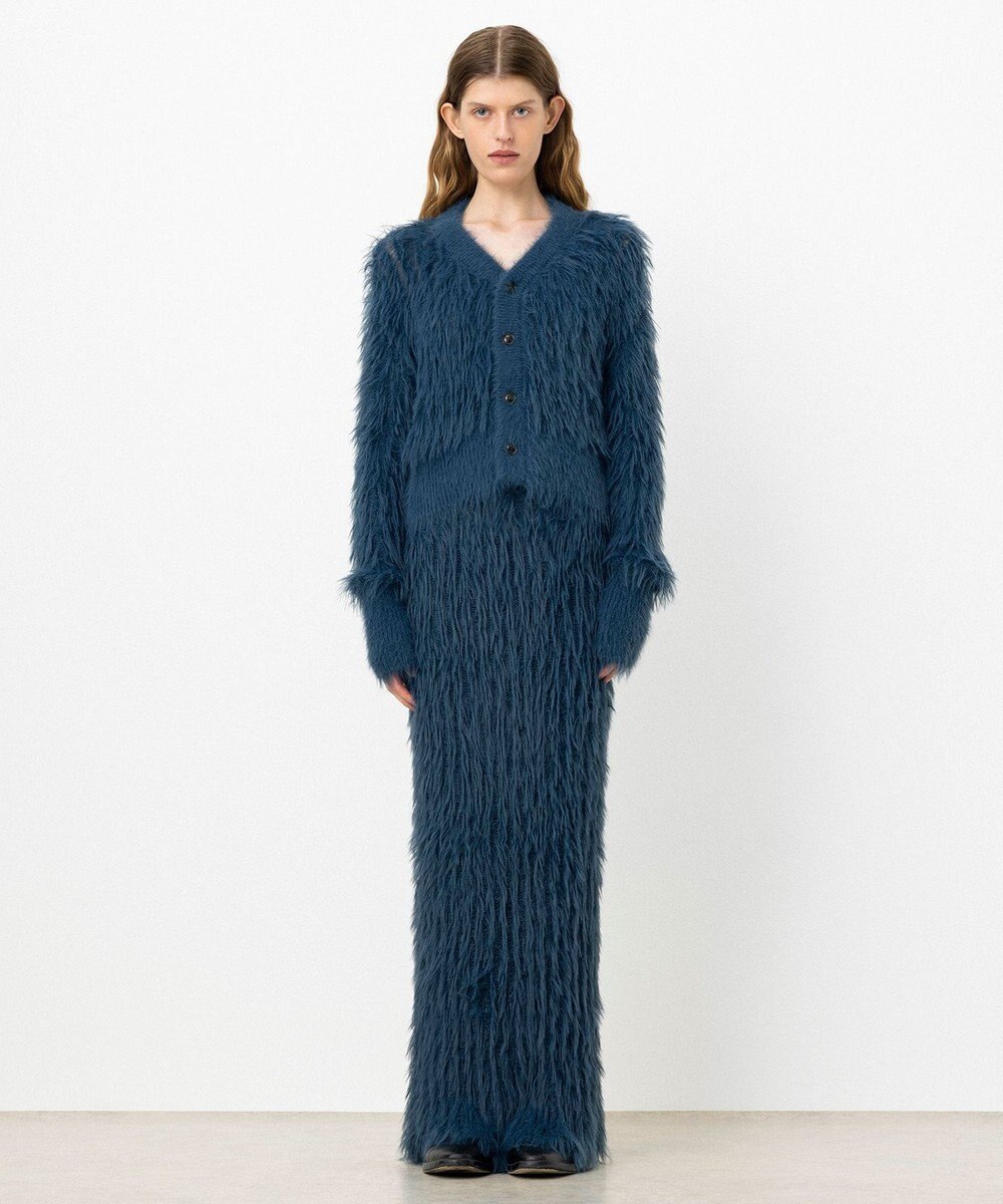 NAVE 【ReNAVE・洗える】メルティーシャギーニット カーディガン 