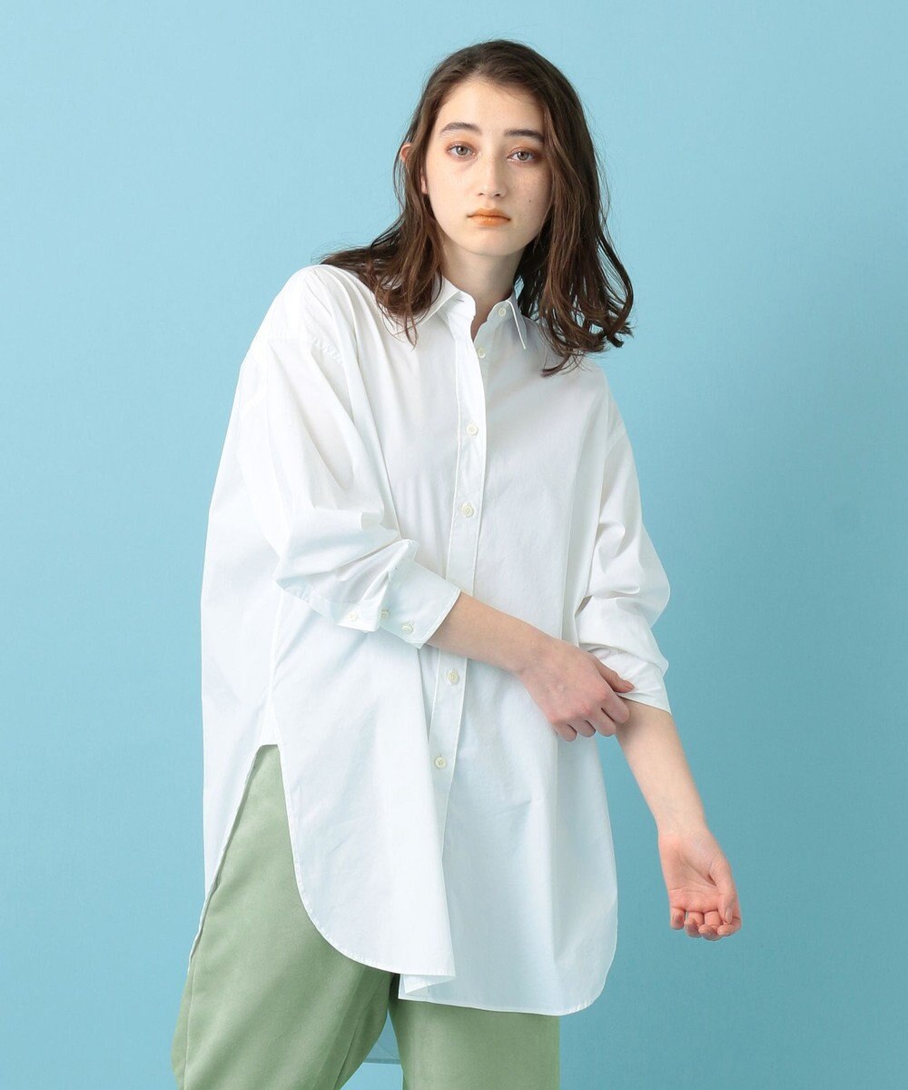 マガジン掲載 Sophie ロングクロスオーバーシャツ 番号ne27 Newans ファッション通販 公式通販 オンワード クローゼット