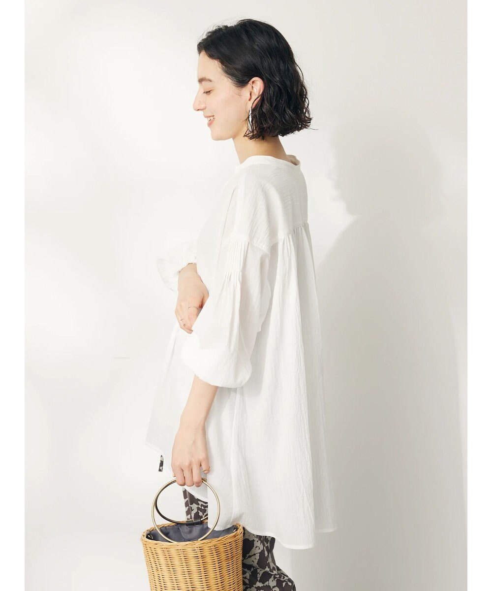 CRAFT STANDARD BOUTIQUE ジョーゼットスキッパーシャツ 