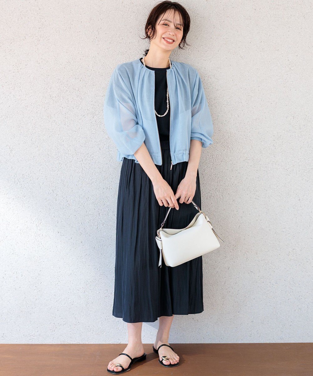 組曲 S ギャザーライトデシン パンツ 