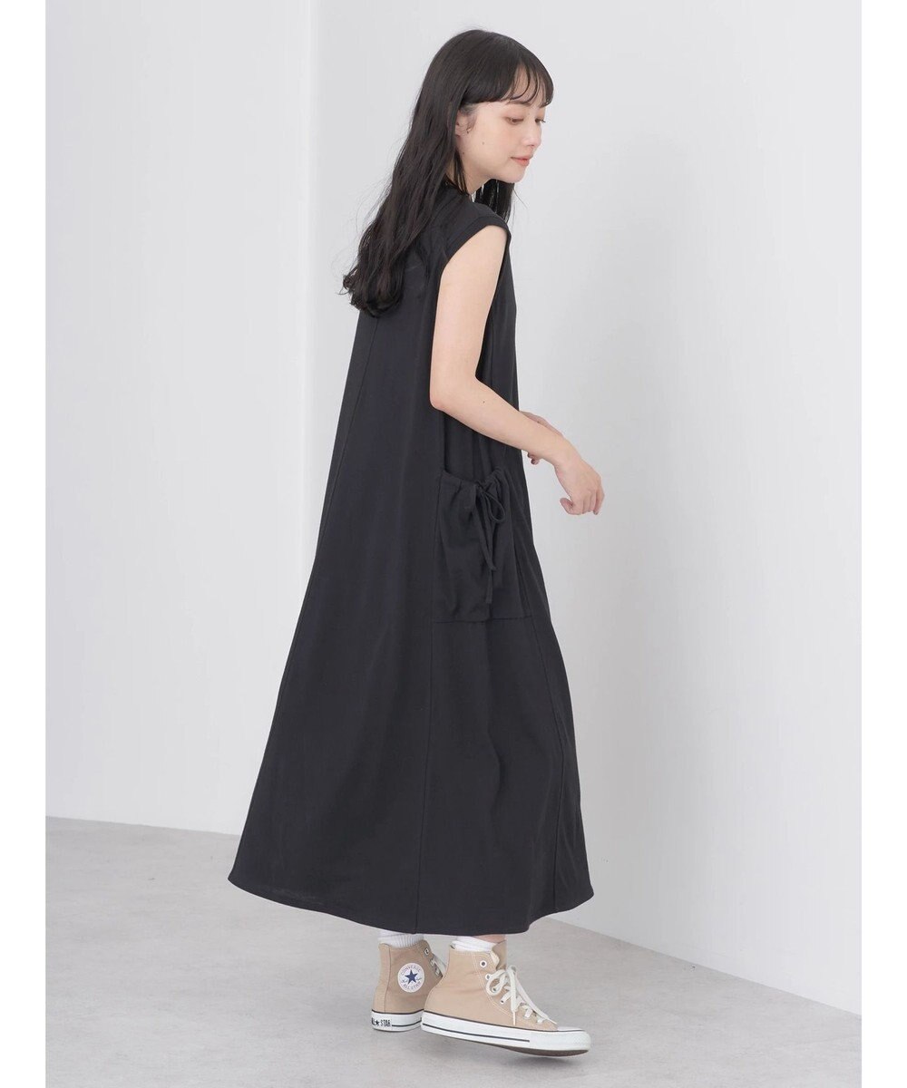 earth music&ecology ギャザーポケットノースリーブワンピース 