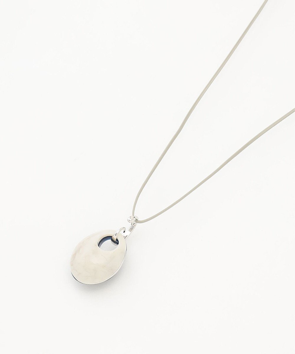 J.PRESS LADIES 【リバーシブル】マーブル ネックレス 