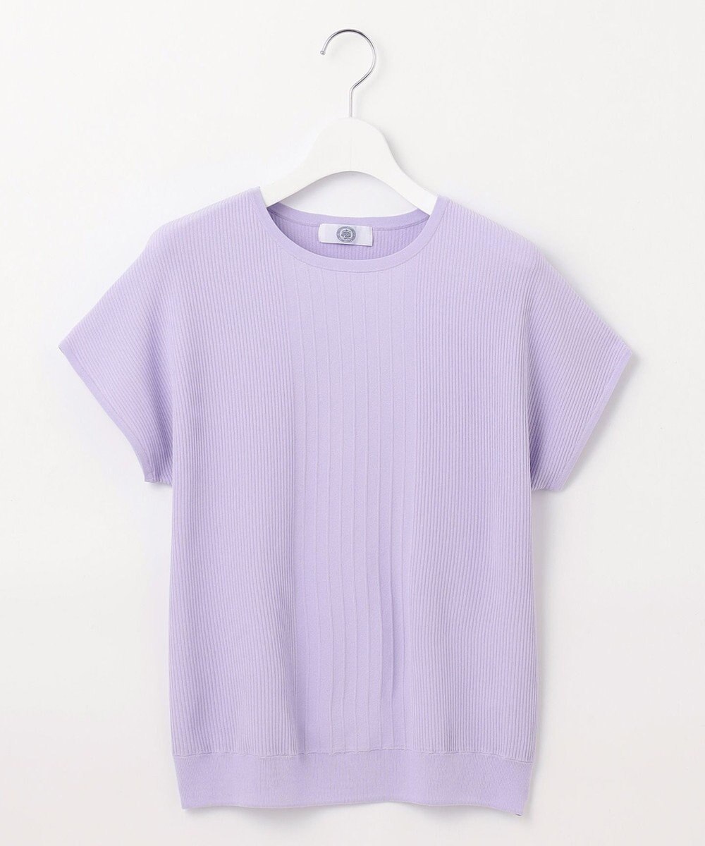 J.PRESS LADIES S 【洗える】レーヨンエリートストレッチ フレンチスリーブ ニット 