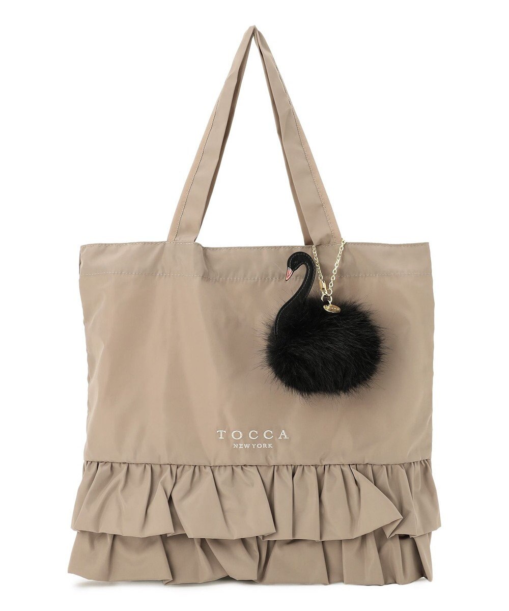 TOCCA SOGNO FUR CHARM TOTE トートバッグ【WEB＆一部店舗限定・A4サイズ対応】 